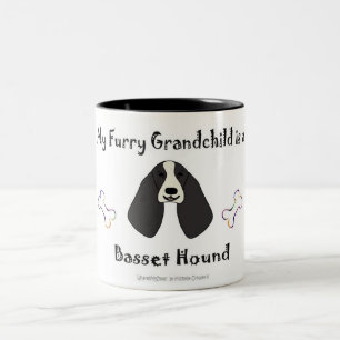 Tasse 2 Couleurs basset hound