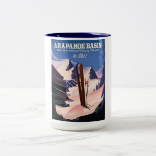 Tasse 2 Couleurs Bassin Arapahoe, Station de ski de White River Nat