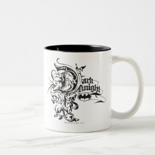 Tasse 2 Couleurs Batman Dark Night   Ornate Logo