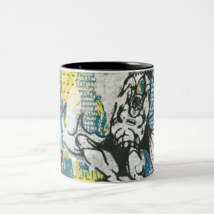 Tasse 2 Couleurs Batman - Rise Up Collage 2
