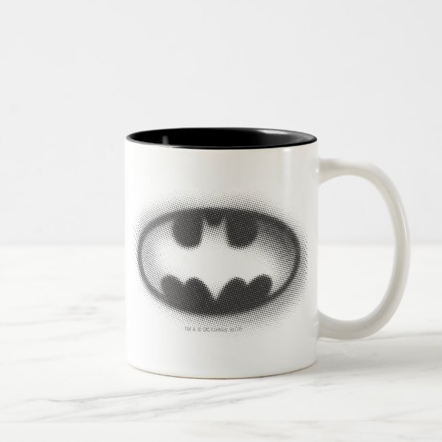 Tasse 2 Couleurs Batman Symbol | Halftone Logo (Droit)