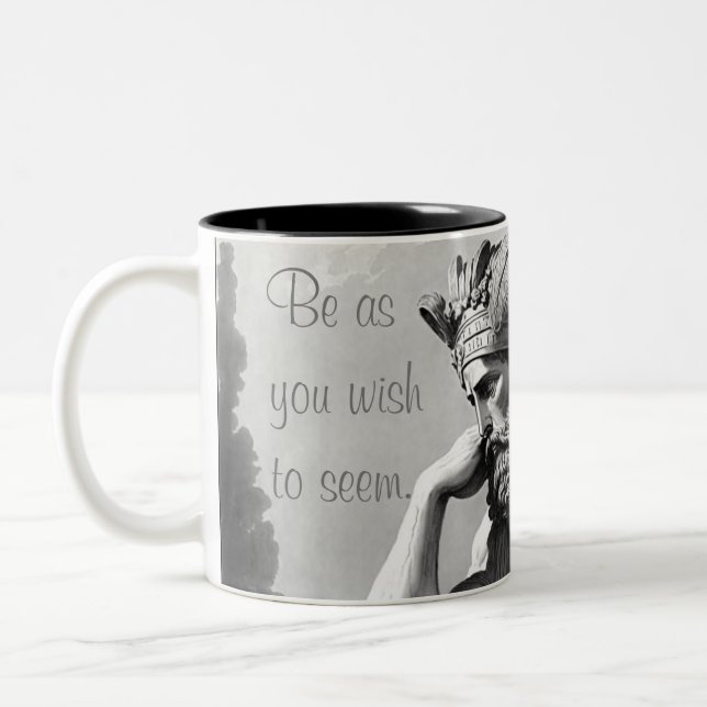 Tasse 2 Couleurs Be as you wish to seem (Gauche)