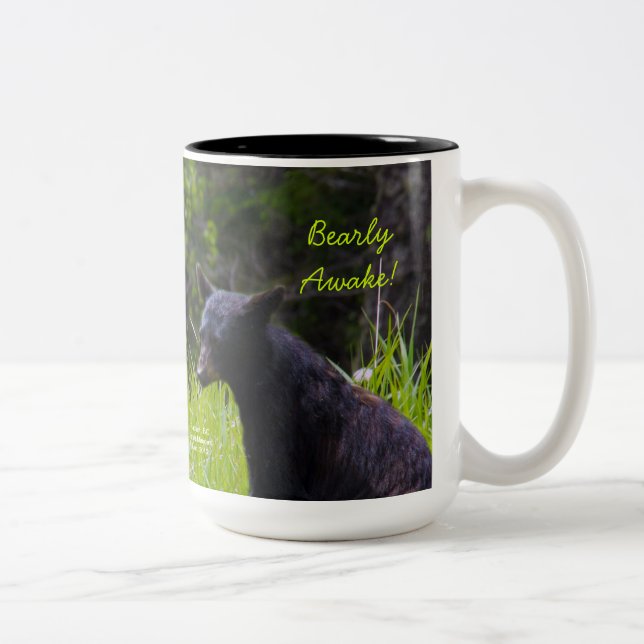 Tasse 2 Couleurs Bearly éveillé (Droit)