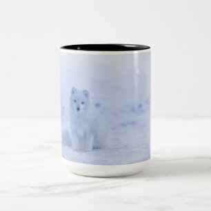 Tasse 2 Couleurs Beau renard arctique
