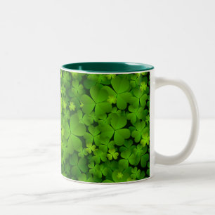Tasse 2 Couleurs Beau Shamrock irlandais