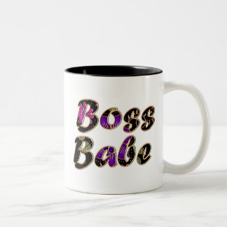 Tasse 2 Couleurs Bébé de chef en Flore noire
