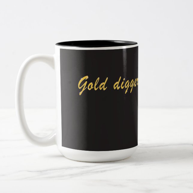 Tasse 2 Couleurs Bêcheur d'or (Gauche)