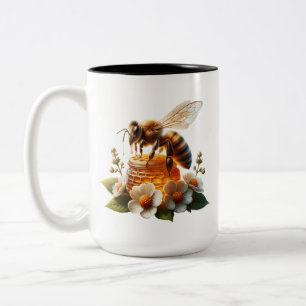 Tasse 2 Couleurs Bee My Honey   Cadeau romantique doux