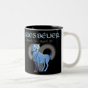 TASSE 2 COULEURS BÉLIER DE ZODIAQUE