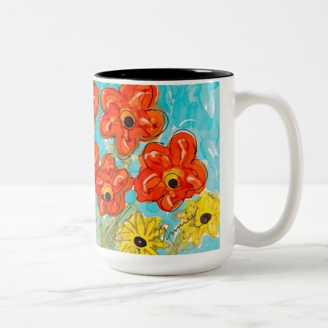 Tasse 2 Couleurs Bélier Rire la lovitude (Droit)
