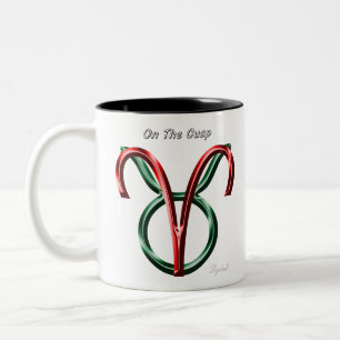 Tasse 2 Couleurs Bélier Taurus Sur Le Signe Zodiaque Astrologie Cu