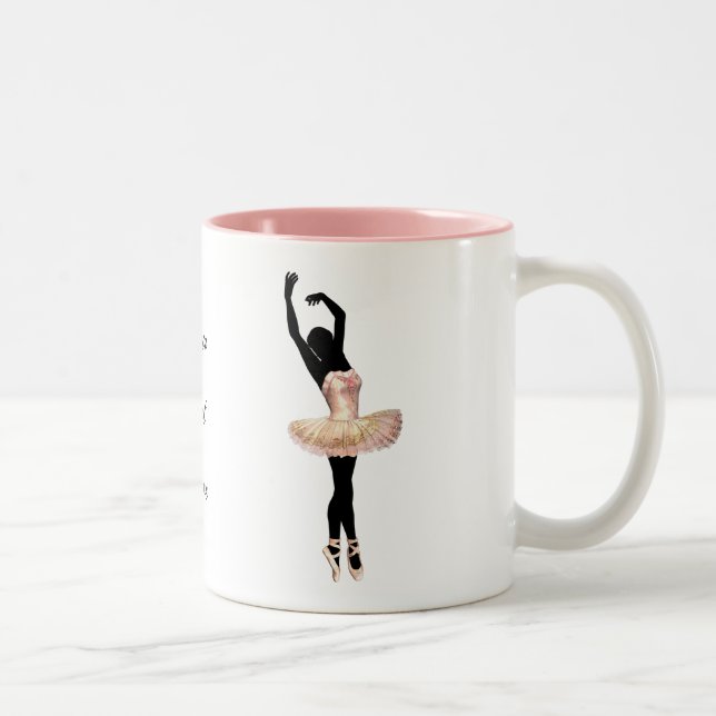 Tasse 2 Couleurs Belle Ballerina en rose (Droit)