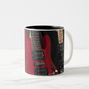 Tasse 2 Couleurs Belle Basse Guitare
