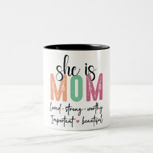 Tasse 2 Couleurs Belle Bonne Fête des Mères Maman