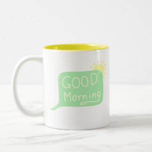 Tasse 2 Couleurs Belle Matin Discours Bubble Sunshine