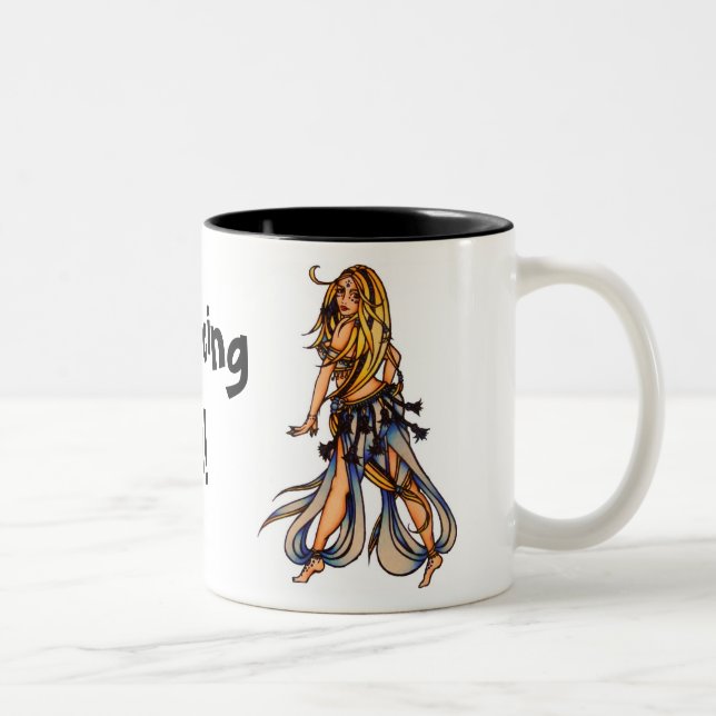 Tasse 2 Couleurs Belly Dancing Mama ! (Droit)