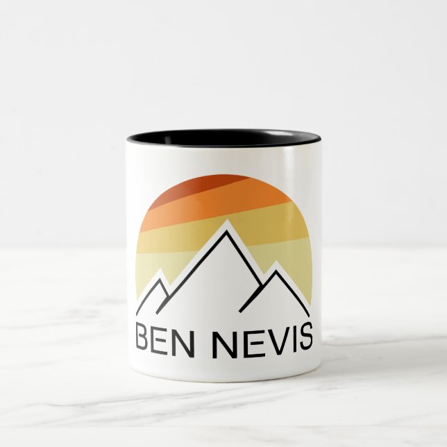 Tasse 2 Couleurs Ben Nevis Retro (Centre)