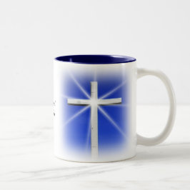 Tasse 2 Couleurs Béni par Dieu
