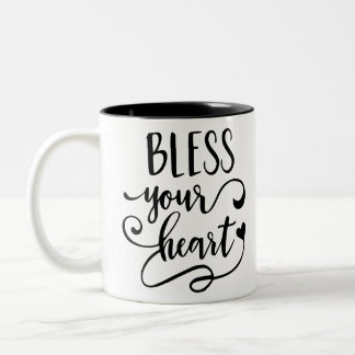 Tasse 2 Couleurs Bénissez votre coeur