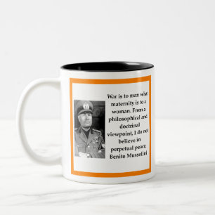 Tasse 2 Couleurs Benito Mussolini