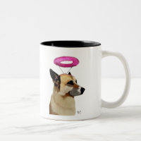 Berger Allemand Avec Halo Rose