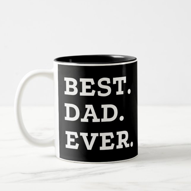 Tasse 2 Couleurs Best Dad Ever (Gauche)