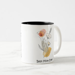 Tasse 2 Couleurs Best Mom Ever Mother's Day