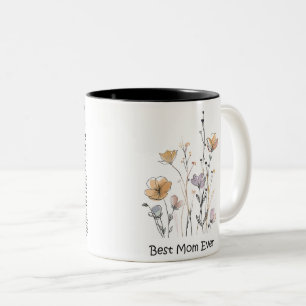 Tasse 2 Couleurs Best Mom Ever Mother's Day