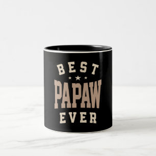 Tasse 2 Couleurs Best Papaw Ever - Papa Grand-père
