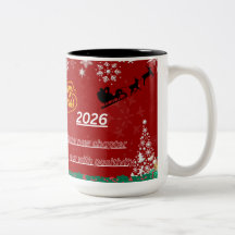 Best Wishes New Year Cup