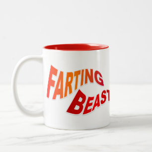 Tasse 2 Couleurs BÊTE de PÉTER - humour hilare d'insinuation