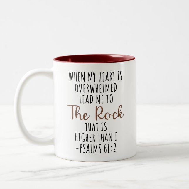 Tasse 2 Couleurs Bible Verse Religieux Jésus Résurrection chrétienn (Gauche)
