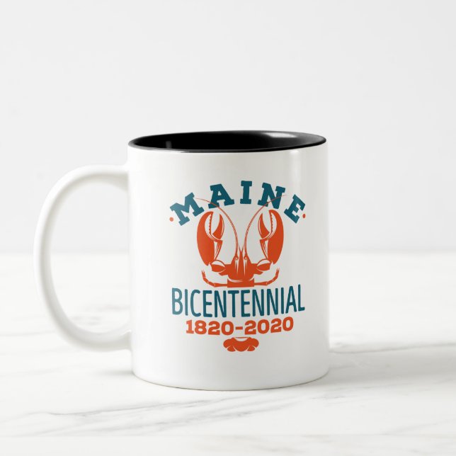 Tasse 2 Couleurs Bicentenaire du Maine 1820-2020 (Gauche)