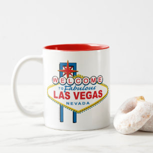 Tasse 2 Couleurs Bienvenue-à-Las-Vegas