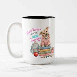 Tasse 2 Couleurs Bienvenue dans les Aventures Scolaires de Lina !