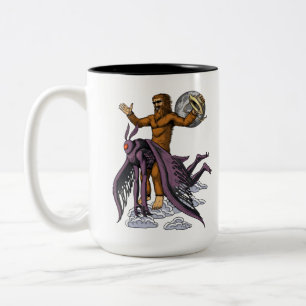 Tasse 2 Couleurs Bigfoot équitation Mothman