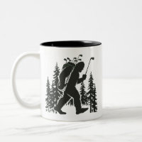 Bigfoot Golfeur Arbre Drôle Sasquatch Golf Golf