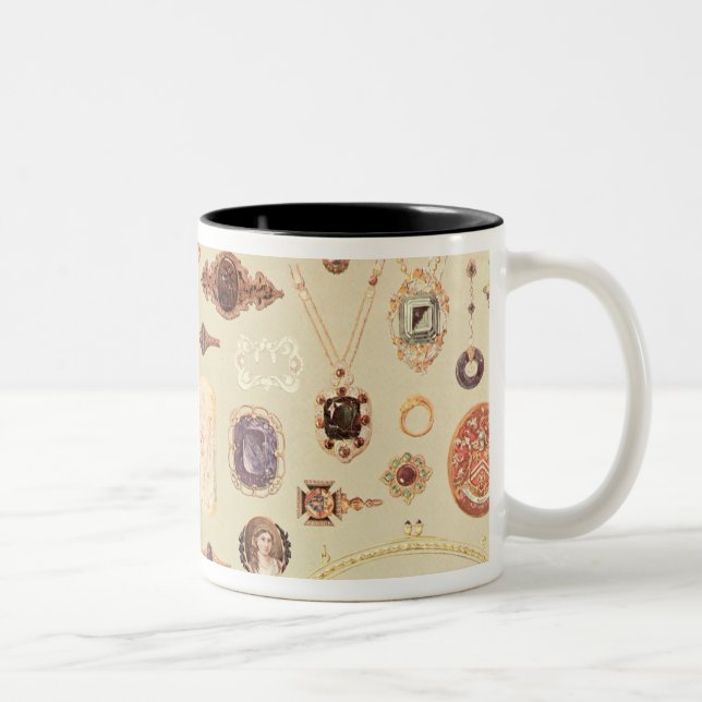 Tasse 2 Couleurs Bijoux du "catalogue de Tiffany", 1890 (Droit)