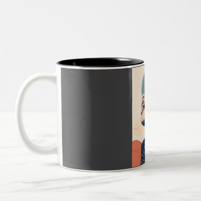 Tasse 2 Couleurs Billie Holiday (Gauche)