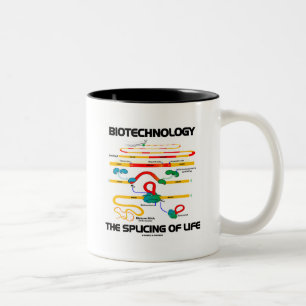 Tasse 2 Couleurs Biotechnologie l'épissure de la vie (ARN mûr)