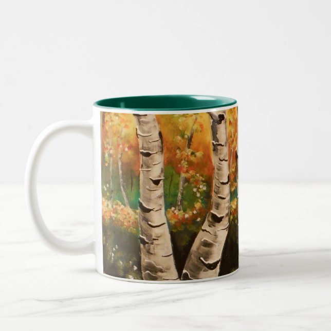 Tasse 2 Couleurs Birch blanc (Gauche)