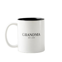 Black Elegant Modern Grandma