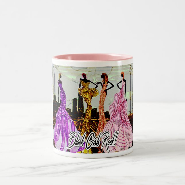 Tasse 2 Couleurs Black Girls Rock ! (Centre)