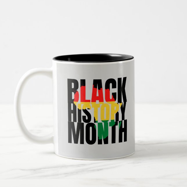 Tasse 2 Couleurs Black History Month (Gauche)