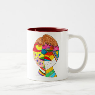 Tasse 2 Couleurs blanc-morganr