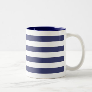 Tasse 2 Couleurs Bleu et blanc de la marine