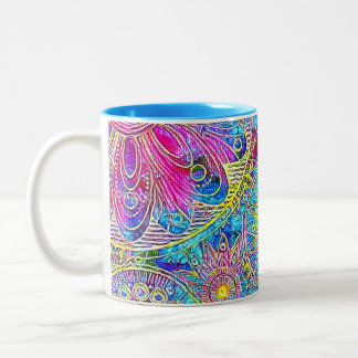 Tasse 2 Couleurs Bleu et rose