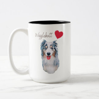 Tasse 2 Couleurs Bleu Merle Butt Aussie