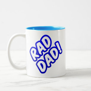 Tasse 2 Couleurs Bleu mignon Rad Papa