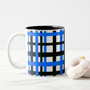 Tasse 2 Couleurs Bleu noir blanc